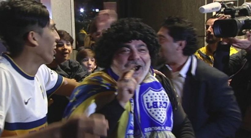 Boca, a Madrid c'è anche il sosia di Maradona
