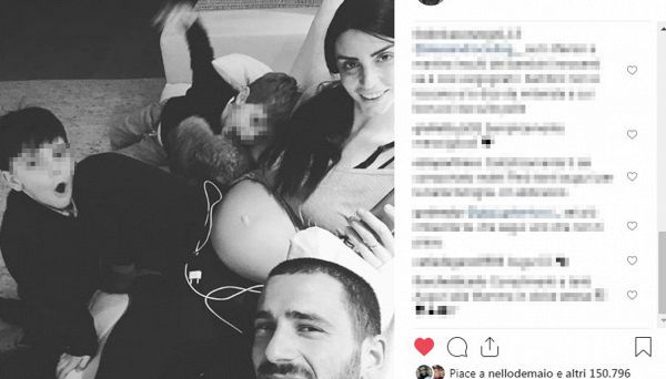 La felicità incontenibile di Bonucci per la sua piccola miss La felicità incontenibile di Bonucci per la sua piccola miss