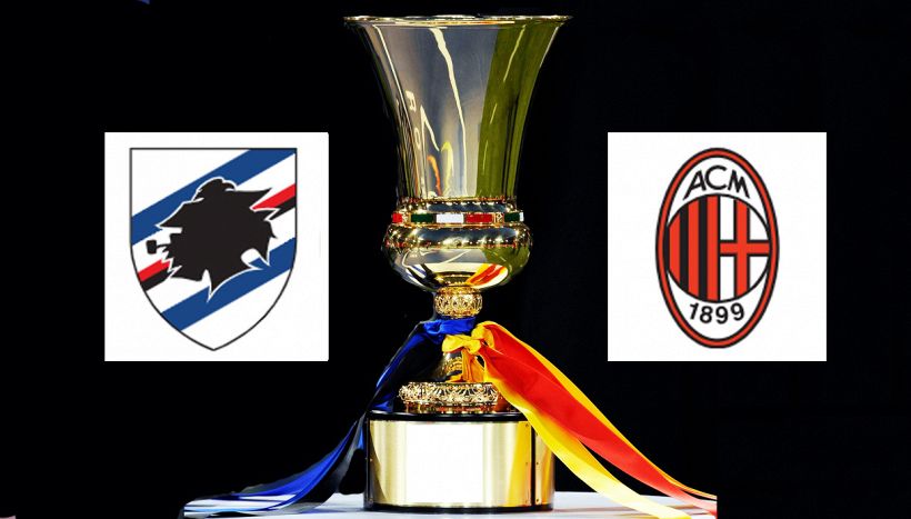 Sampdoria-Milan di Coppa Italia, dove vederla in tv e streaming