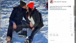 Federica Nargi: il pancione debutta sulla neve ad alta quota