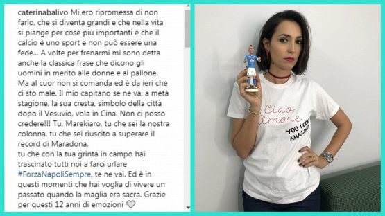 Napoli: Balivo saluta Hamsik così, le più belle foto di Caterina