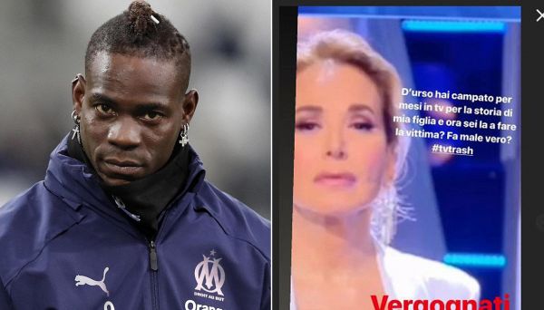 Balotelli attacca Barbara d'Urso: 'Ora fai la vittima' Balotelli attacca Barbara d'Urso: 'Ora fai la vittima'