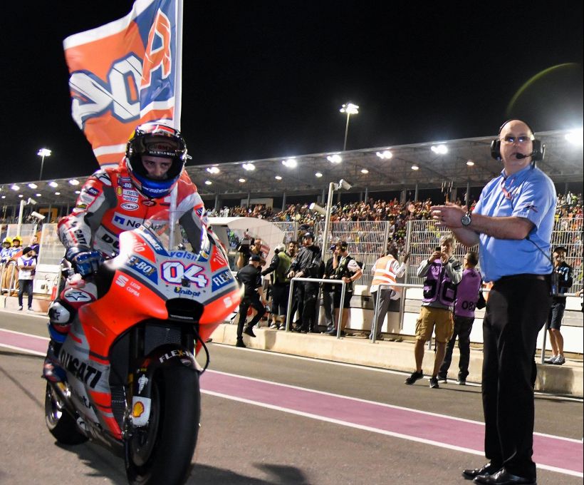 Motogp, Dovizioso vince in Qatar. Grande Rossi. Rivivi il Gp