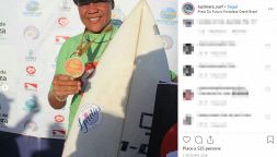 Luzimara Souza, la campionessa di surf colpita da un fulmine