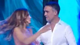 Batistuta danza con la sua Irina a Ballando con le stelle