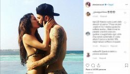 Alessia Macari e Oliver Kragl, un amore al bacio