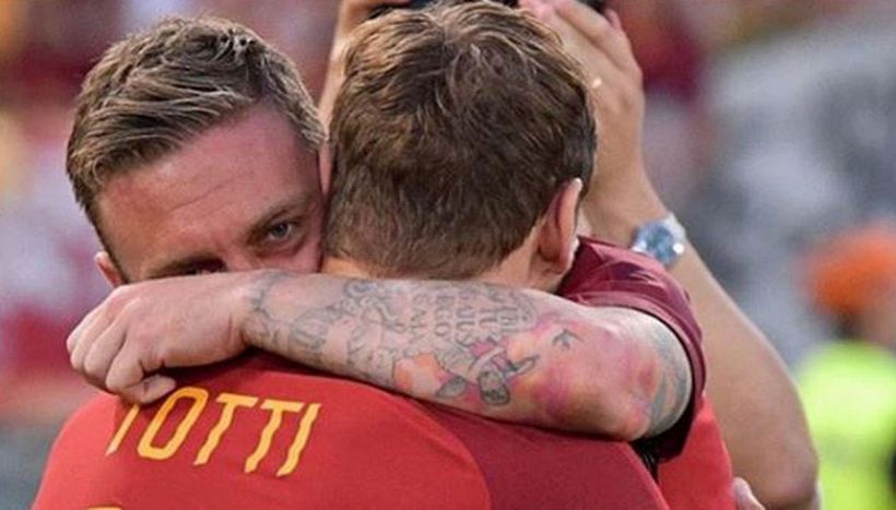 De Rossi, Totti emoziona e commuove: "Un giorno triste"