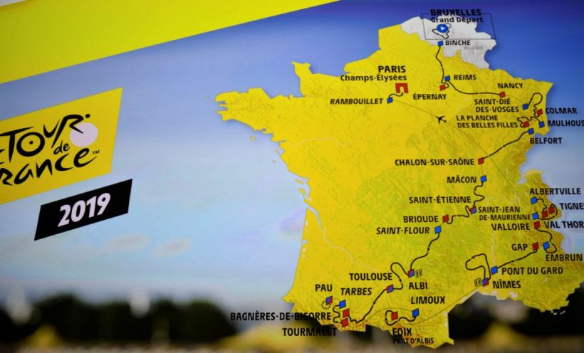 Tour de France 2019, il calendario delle tappe