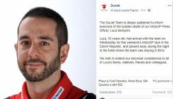 Ducati in lutto: Luca Semprini trovato morto nella sua camera