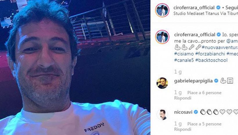 Amici Celebrities: la nuova sfida dell'ex calciatore Ciro Ferrara