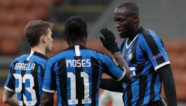 Inter-Ludogorets, testa-rimpallo-testa: gol incredibile di Lukaku