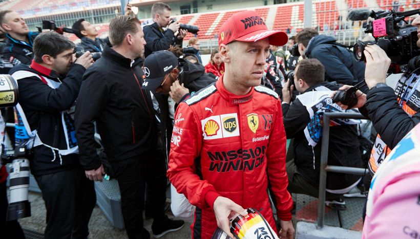 F1, test Barcellona: Ferrari, gira Leclerc. Attesa per Vettel