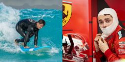 Ferrari, Leclerc in "quarantena" sul surf: tifosi italiani divisi