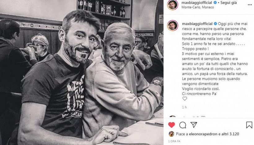 Max Biaggi, il toccante ricordo su Instagram del padre scomparso