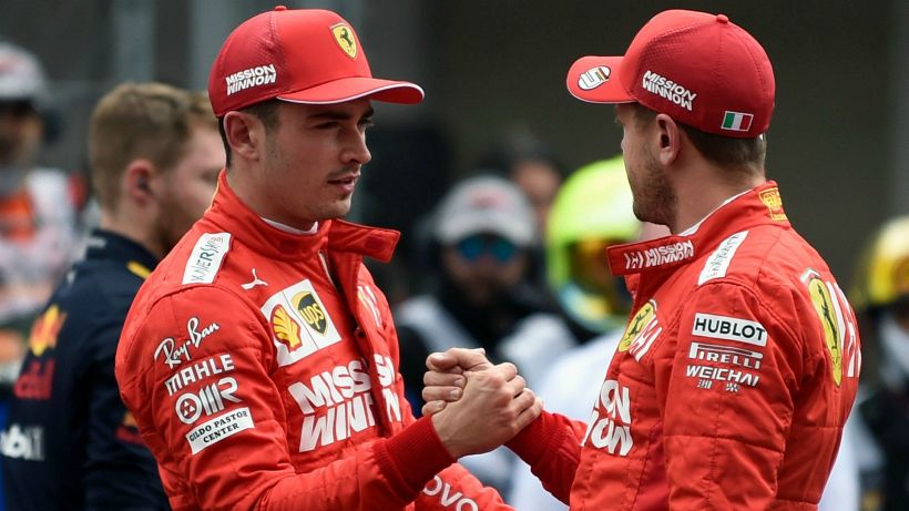 F1, da Leclerc un messaggio importante rivolto a Vettel