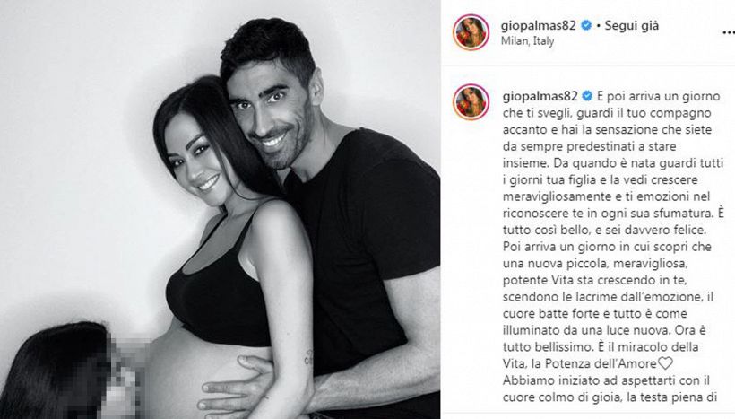 Giorgia Palmas incinta: Magnini posta ecografia, svelato il sesso