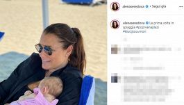 La prima volta di Alena Seredova con la sua Vivienne Charlotte