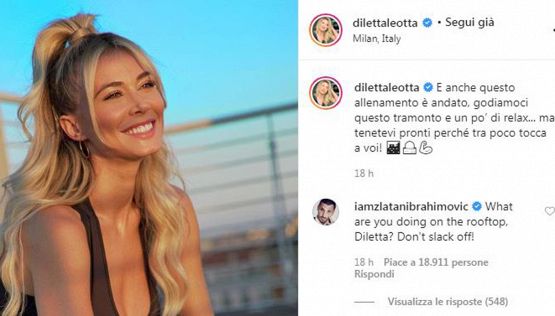 Diletta Leotta, interviene Ibrahimovic: effetti incontrollabili