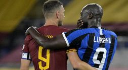 Labiale Dzeko a Lukaku manda in tilt i tifosi