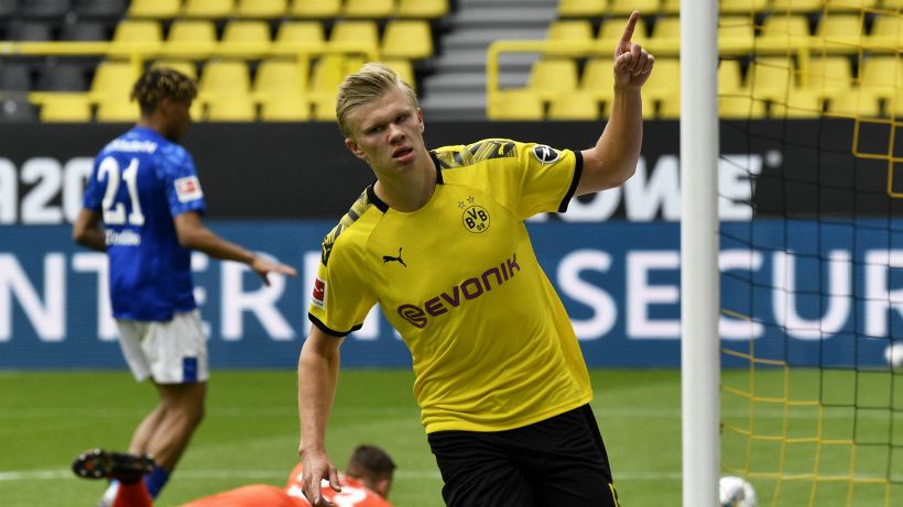 Borussia Dortmund, Haaland cambia numero