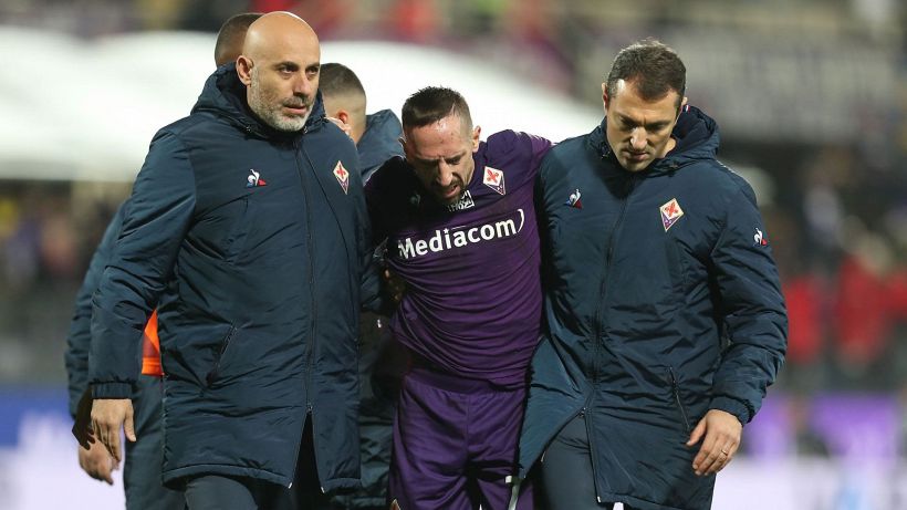 Fiorentina in ansia: problema alla caviglia per Ribery