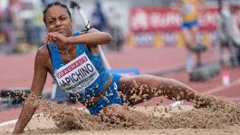 Larissa Iapichino come mamma Fiona May: che salto