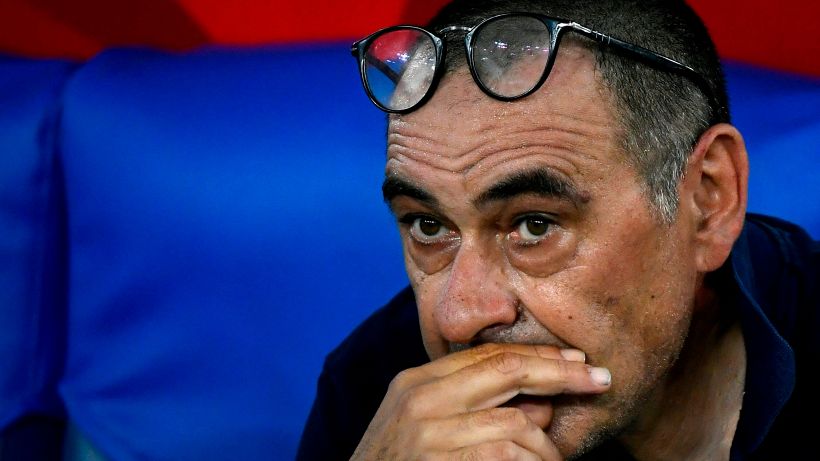 Sarri squalificato una giornata: niente Juventus-Roma