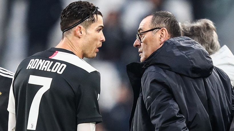 Juventus, Cristiano Ronaldo furente: la protesta con Sarri
