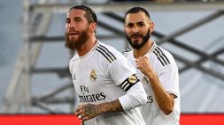 Rigore di seconda tra Ramos e Benzema: l'arbitro fa ripetere