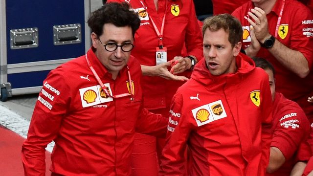 F1: crisi Ferrari-Vettel, pesanti critiche a Binotto: "Imbarazzante"