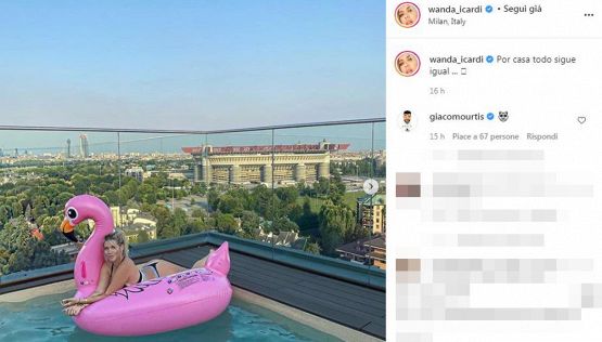 Il ritorno di Wanda Nara a Milano: provocazioni vista San Siro
