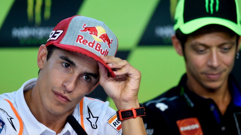 MotoGp: caso Marquez, non sa quando tornerà.  I testi di Valentino Rossi