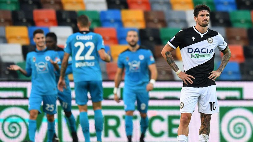 Spezia, Galabinov fa la storia: Udinese abbattuta