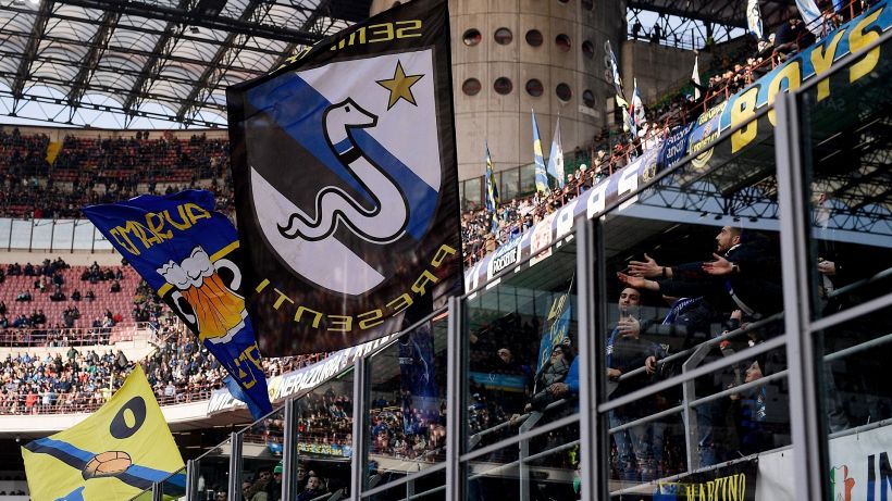 Curva Nord Inter: niente tifo nel primo tempo con la Fiorentina