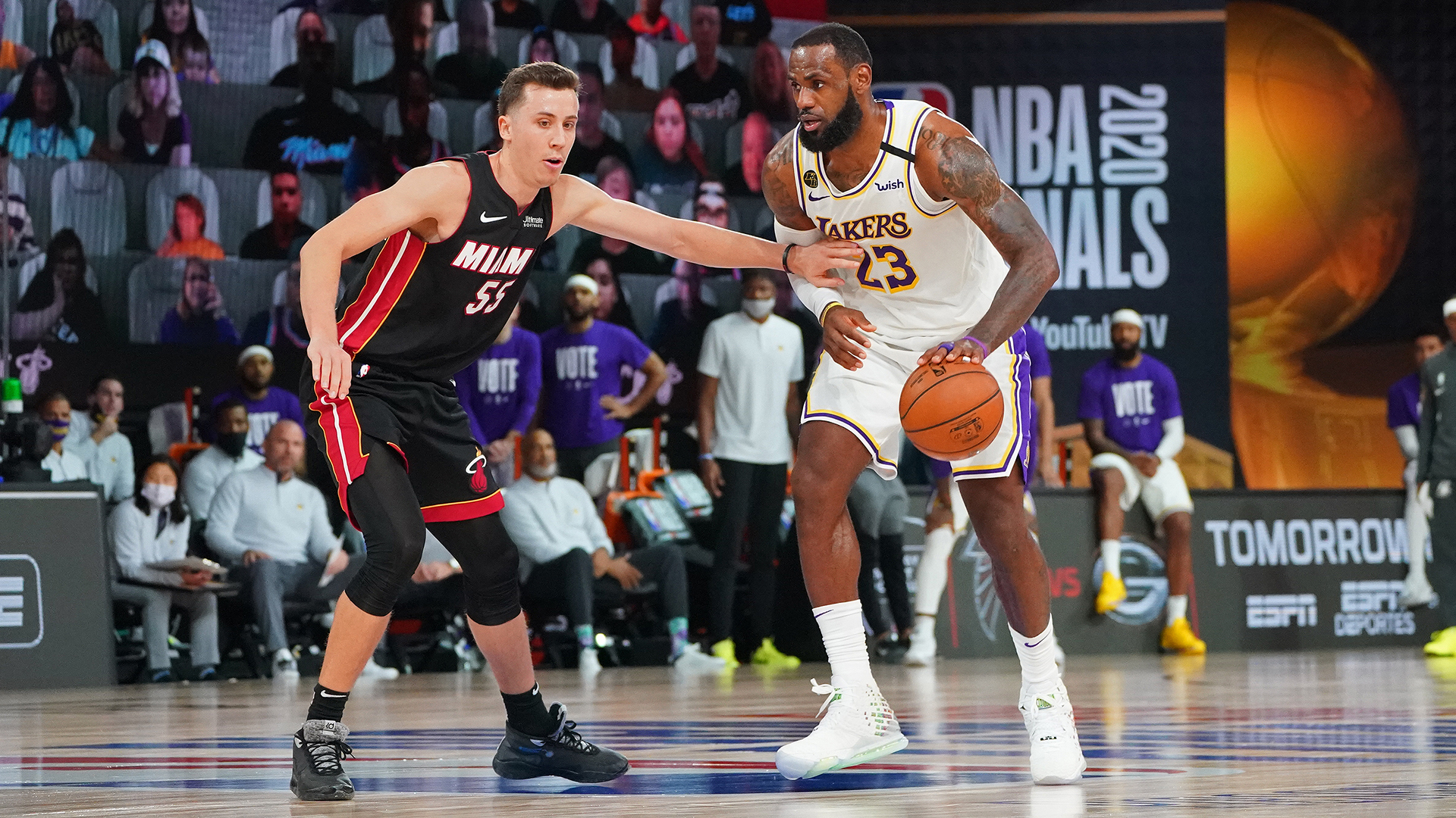 NBA Finals Gara3: le foto di Heat-Lakers