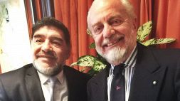 Napoli, la lettera di De Laurentiis a Maradona