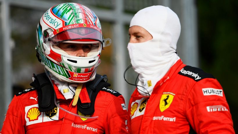 F1, Ferrari: l'inatteso messaggio di Vettel a Charles Leclerc