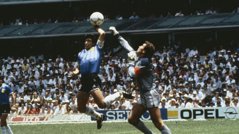 Peter Shilton non perdona Maradona