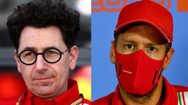 F1: Ferrari, Vettel’s irony on Binotto’s absence