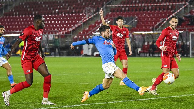 Europa League, Napoli fermato dall'AZ: qualificazione rimandata