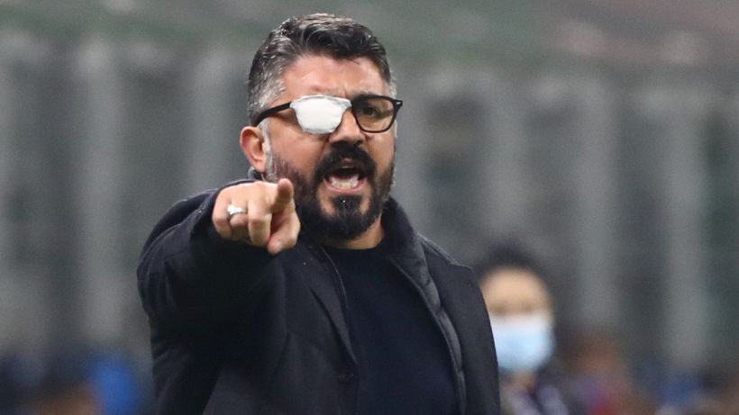 Inter-Napoli, furia di Gennaro Gattuso contro l'arbitro