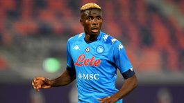 Il Napoli ritrova Osimhen: allenamento in gruppo