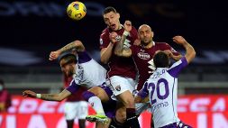 Torino-Fiorentina 1-1: Pareggio granata nel finale, i viola chiudono in nove