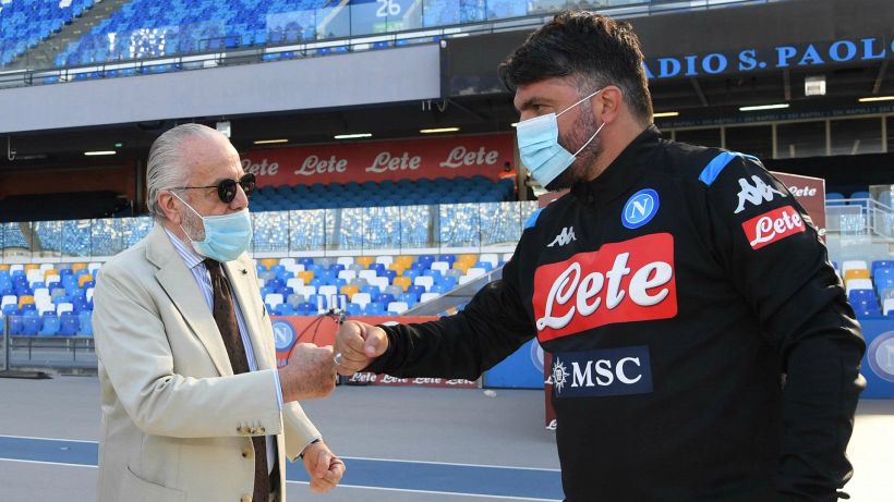 Napoli: per Giuntoli c'è armonia con Gattuso e De Laurentiis