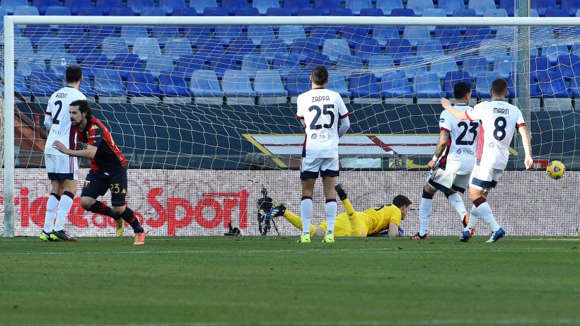 Destro manda nel baratro il Cagliari: 1-0 Genoa