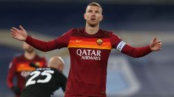 Dzeko emblema di una Roma spenta: nel derby un tiro in porta all'85'