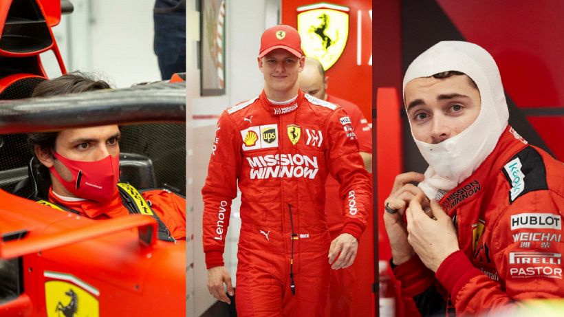 Ferrari, Sainz sfida un Leclerc guarito: novità Schumi a Fiorano