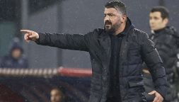 Napoli in crisi, Gattuso esplode nello spogliatoio: il retroscena