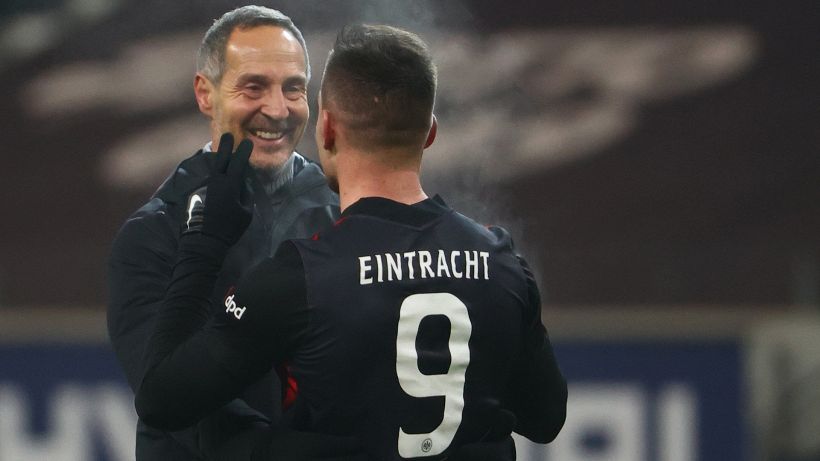 Bundesliga, Jovic torna all'Eintracht ed è subito doppietta