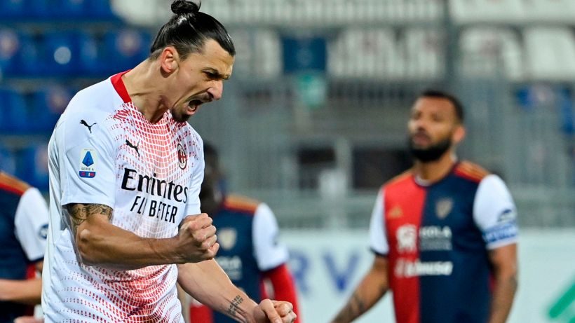 Cagliari-Milan 0-2: Ibrahimovic domina al ritorno
